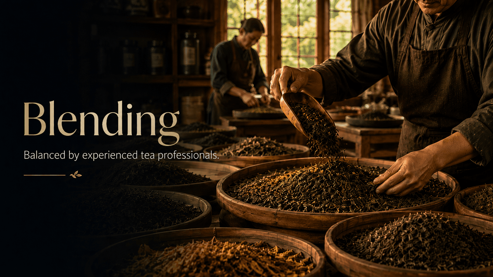 Queen's Blend About banner